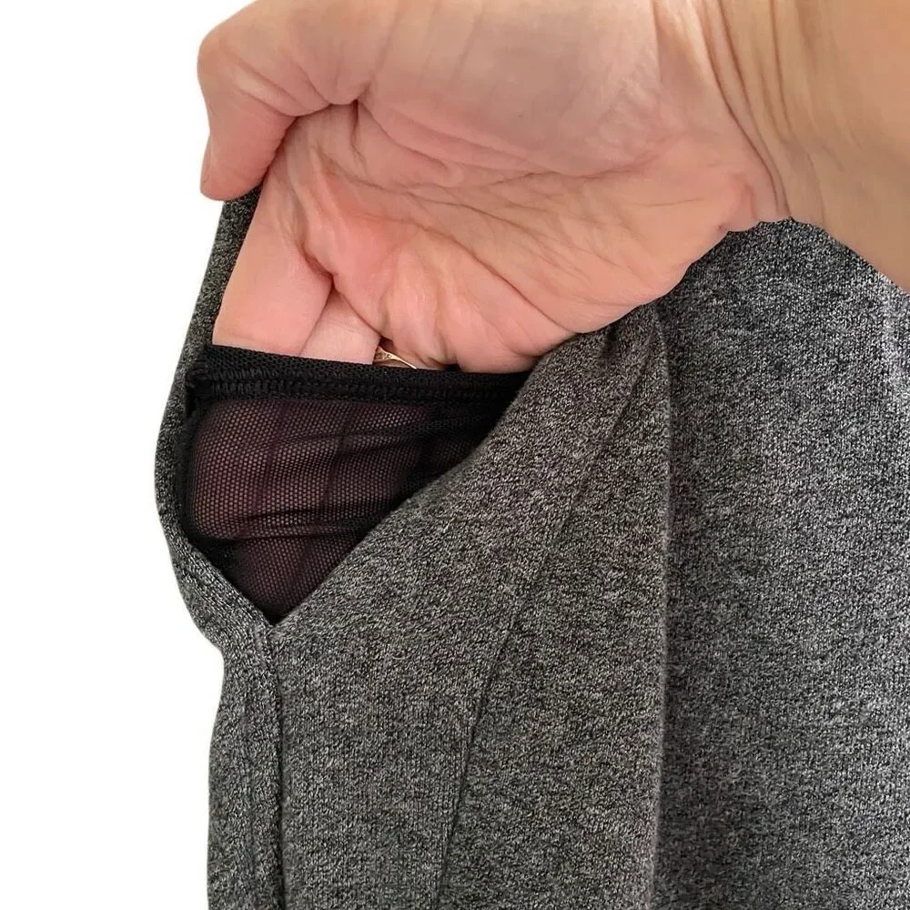 Lululemon Ready To Rulu‎ Women’s 4 High-rise Joggers Gray Drawstring Fleece Warm